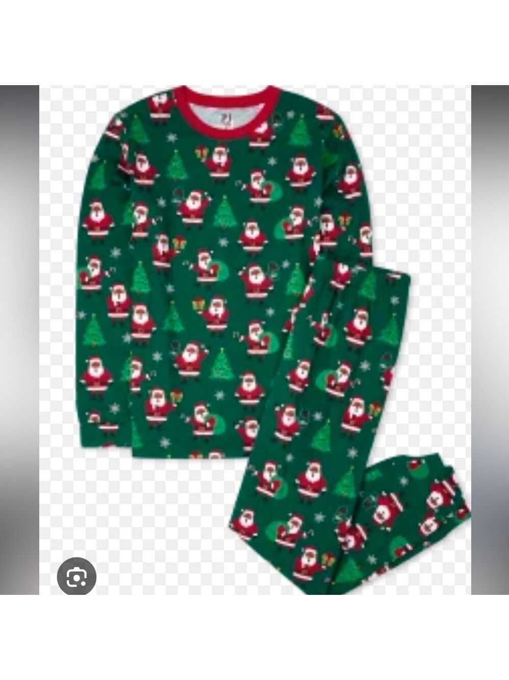 Festive Santa Christmas Pajama Set